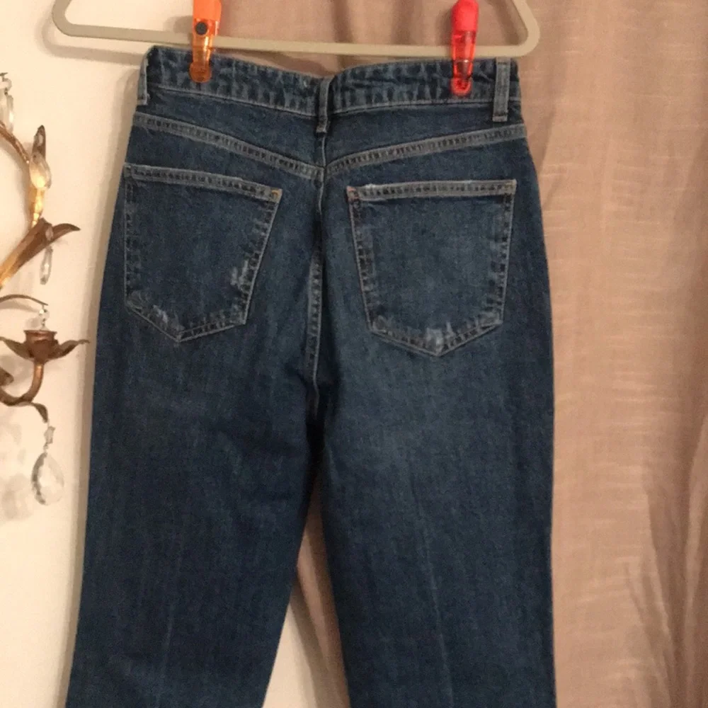 Zara High Rise Ripped Jeans - Picture 5 of 7